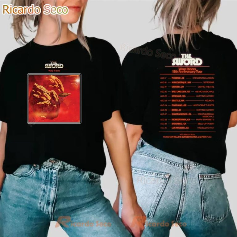 The Sword Warp Riders 15th Anniversary Tour T-shirt YCGSVPv