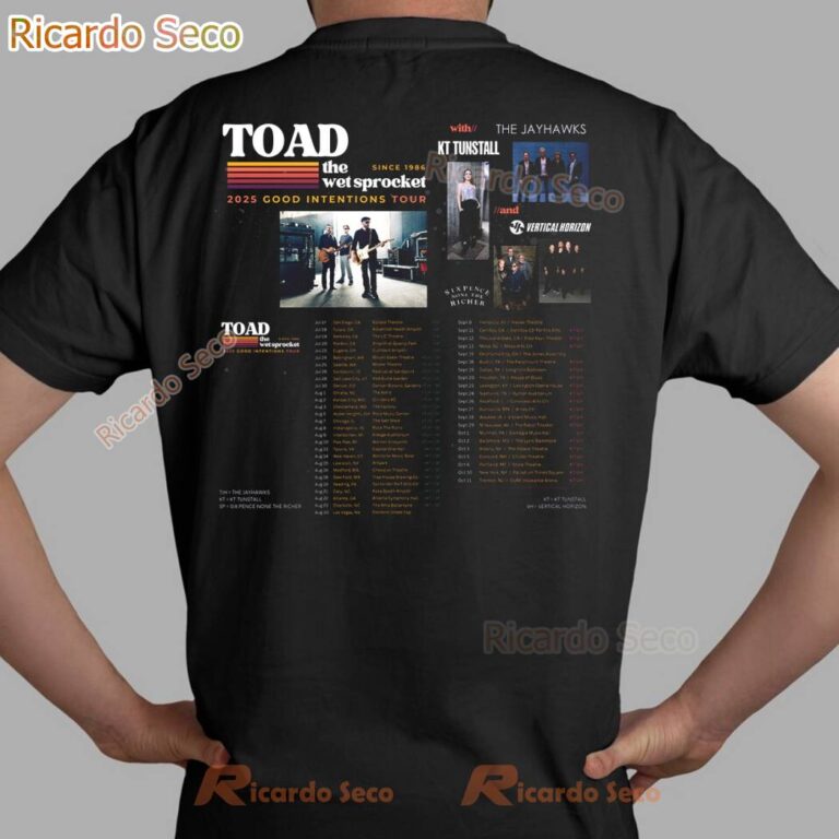 Toad The Wet Sprocket Good Intentions 2025 Tour T-shirt-a thRgIvl