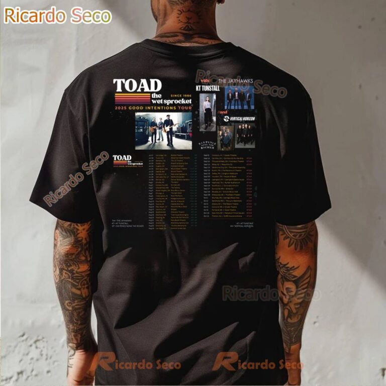 Toad The Wet Sprocket Good Intentions 2025 Tour T-shirt-c lV37Dsy