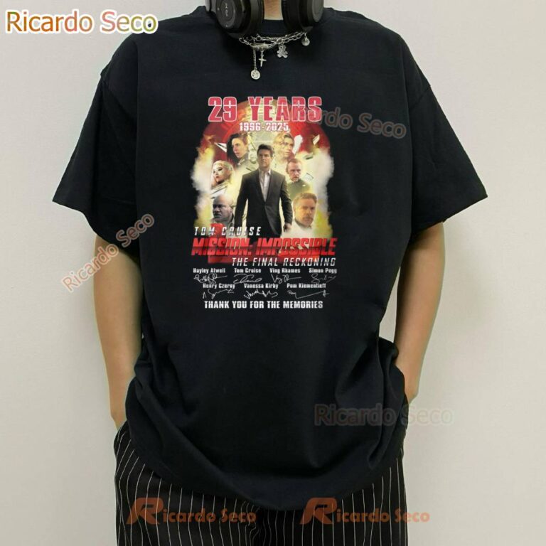 Tom Cruise Mission Impossible The Final Reckoning 29 Years 1996-2025 T-shirt-b oKNahvk