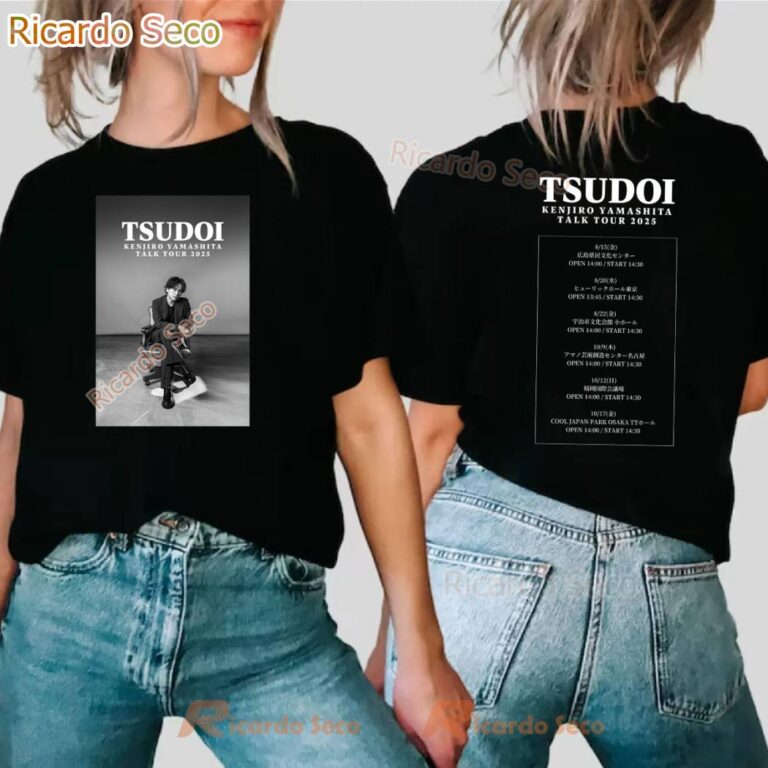 Tsudoi Kenjiro Yamashita Talk Tour 2025 T-shirt-a ZbWVYAO