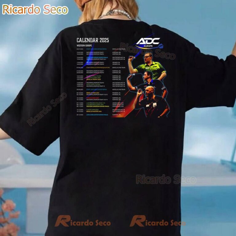 Winmau Western European Tour 2025 T-shirt-a RN8ZwkP