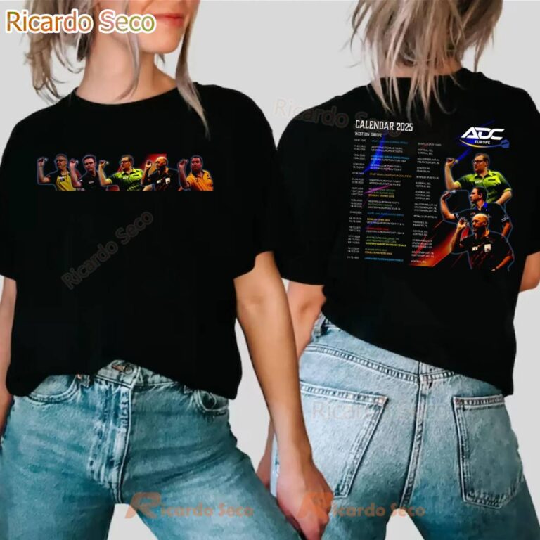 Winmau Western European Tour 2025 T-shirt-b 5JmgKaj