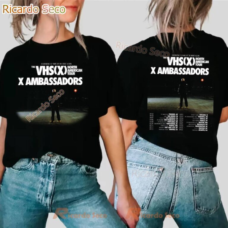 X Ambassadors The Vhs(X) North American Tour 2025 T-shirt 3LvHb47