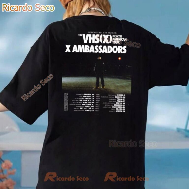 X Ambassadors The Vhs(X) North American Tour 2025 T-shirt-b W356kbB