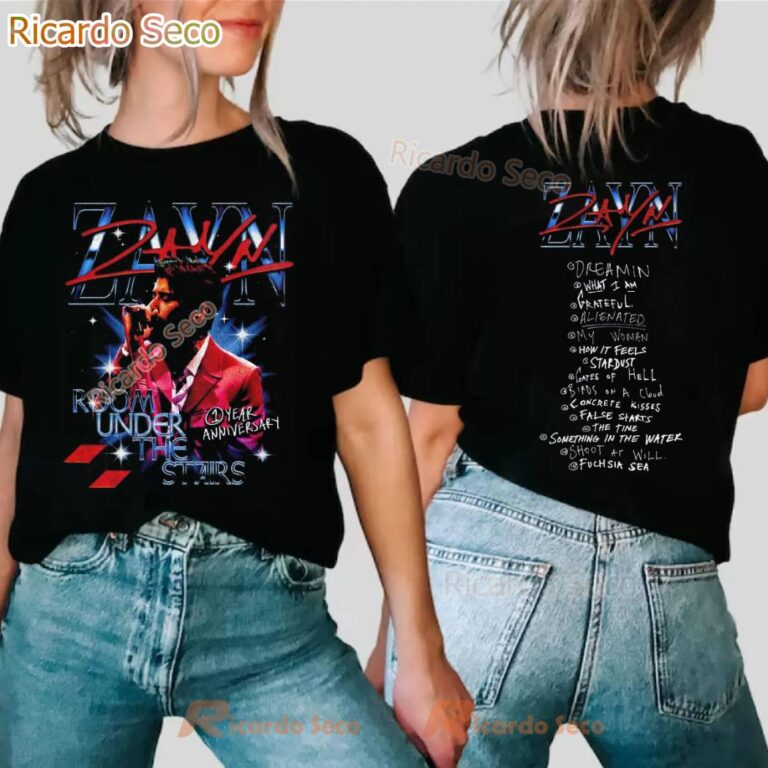 Zayn Malik Room Under The Stairs 1 Year Anniversary T-shirt 1974SUE