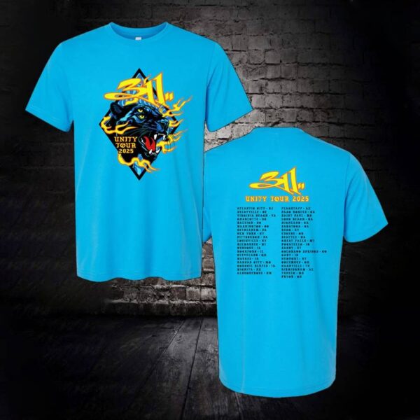 311 Unity Tour 2025 Panther T-shirt TnHaBXl