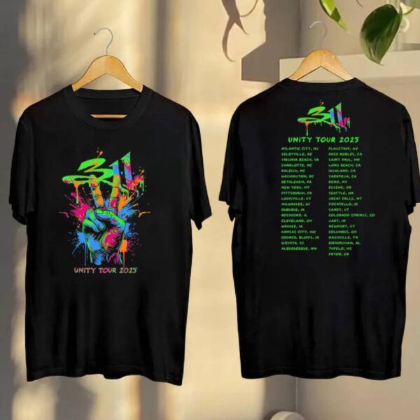 311 Unity Tour 2025 Peace Splatter T-shirt-a ywIShHK