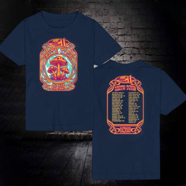 311 Unity Tour 2025 Shrooms T-shirt-b WiCmPz1