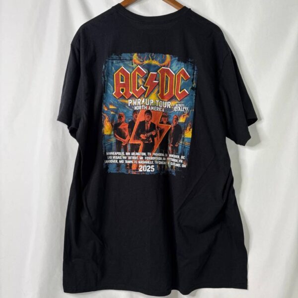 Acdc 52nd Anniversary 1973-2025 Are You Ready T-shirt-c 1BU5wo6