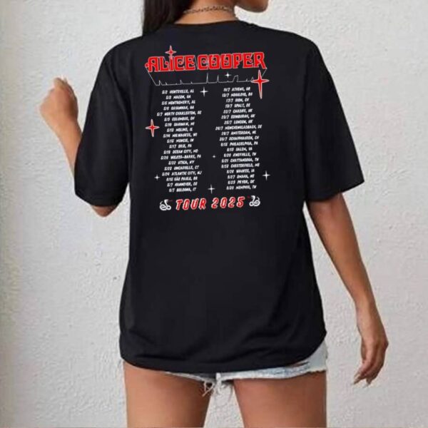 Alice Cooper Too Close For Comfort Ringmaster Tour 2025 T-shirt-b EvSUksN