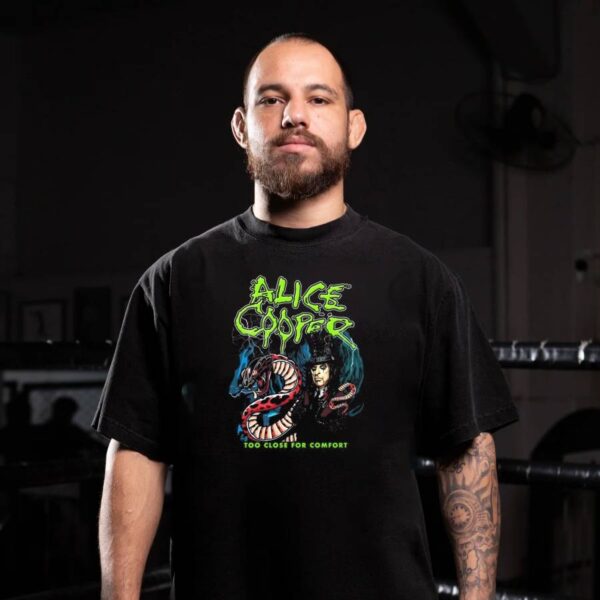 Alice Cooper Too Close For Comfort Tour 2025 Classic Men Shirt-b HJiVedx