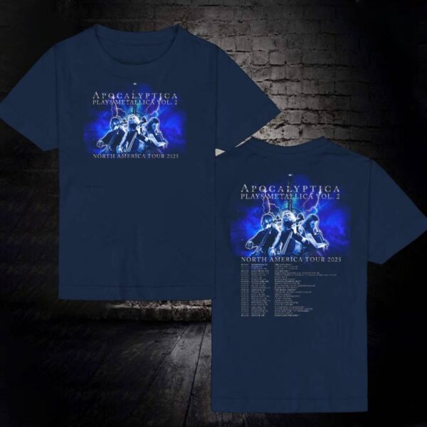 Apocalyptica Plays Metallica Vol 2 North America Tour 2025 T-shirt-a 2MoGlFn