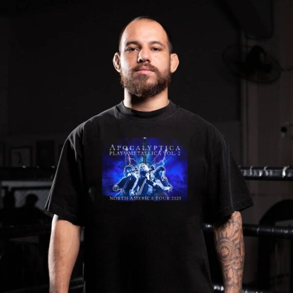 Apocalyptica Plays Metallica Vol 2 North America Tour 2025 T-shirt-b wlm7M62