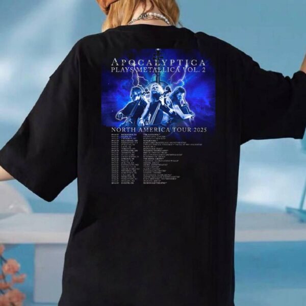 Apocalyptica Plays Metallica Vol 2 North America Tour 2025 T-shirt-c TrkK57d