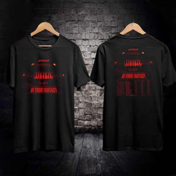 Ateez In Your Fantasy 2025 World Tour T-shirt FUDQOm7