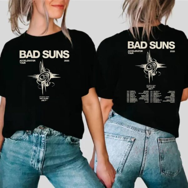 Bad Suns Accelerator Tour 2025 T-shirt GWygDiH