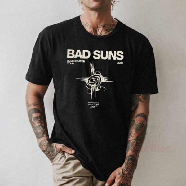 Bad Suns Accelerator Tour 2025 T-shirt-b FaRc67H
