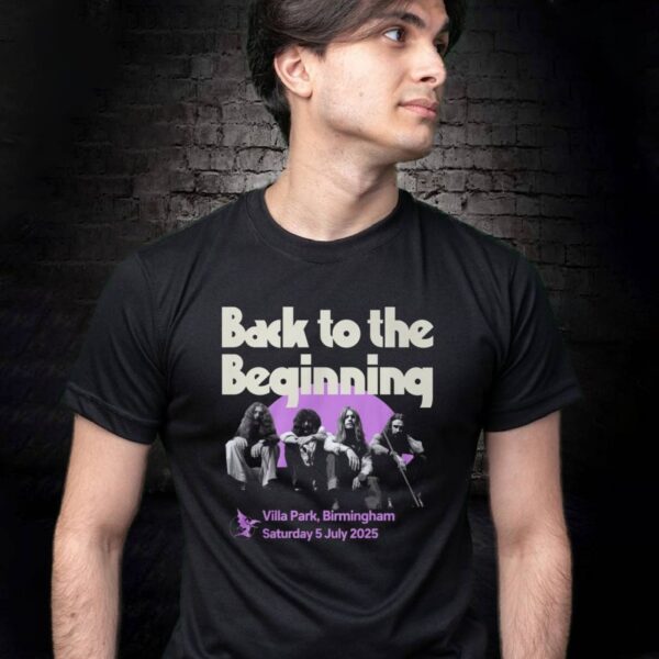 Black Sabbath Back To The Beginning Villa Park, Birmingham Saturday 5 July 2025 T-shirt-b aeFjcZL