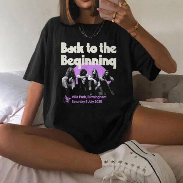 Black Sabbath Back To The Beginning Villa Park, Birmingham Saturday 5 July 2025 T-shirt RzGbcx2