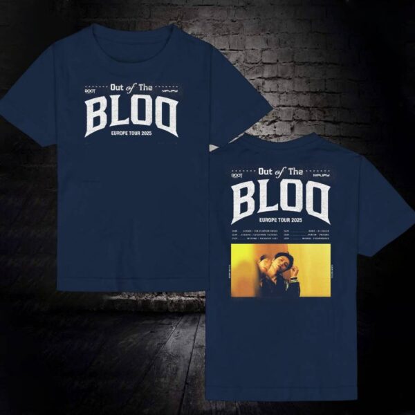 Bloo Europe Tour 2025 T-shirt-a Ppmen5H