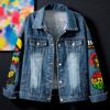 Bob Marley 80th Anniversary 194502925 King Of Reggae Denim Jacket-a gQhPwba
