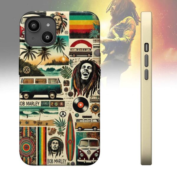 Bob Marley Volkswagen Bus Palm Trees Phone Case lGMATgK