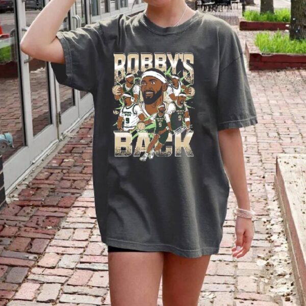 Bobby Portis Jr Milwaukee Bucks Bobby's Back T-shirt-b M8mFbJh