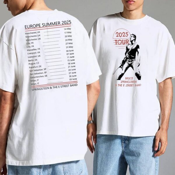 Bruce Springsteen & The E Street Band Tour 2025 T-shirt LsloG2q