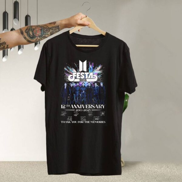 Bts Festa 2025 12th Anniversary 2013-2025 T-shirt-a PlVp8g0