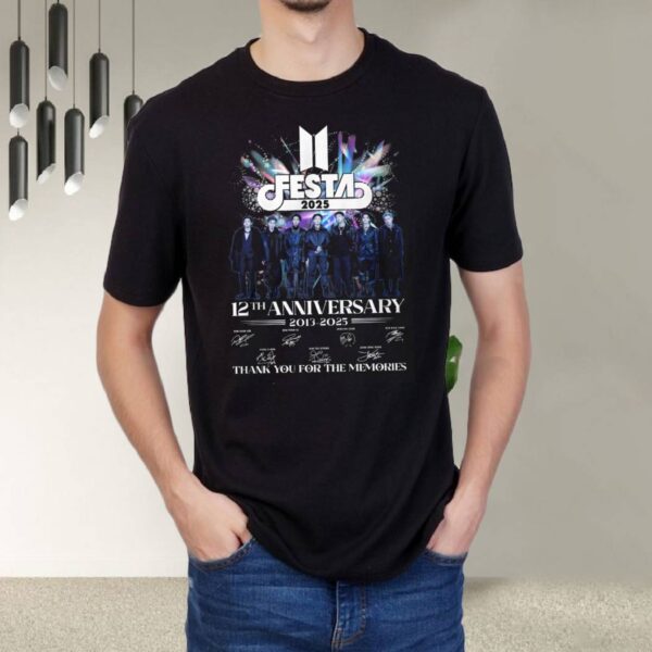 Bts Festa 2025 12th Anniversary 2013-2025 T-shirt ThS1tEz