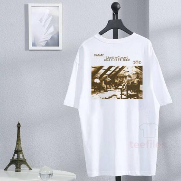 Caamp Band Live & In -concert Uk & Europe Tour 2025 T-shirt-a auCdjNQ