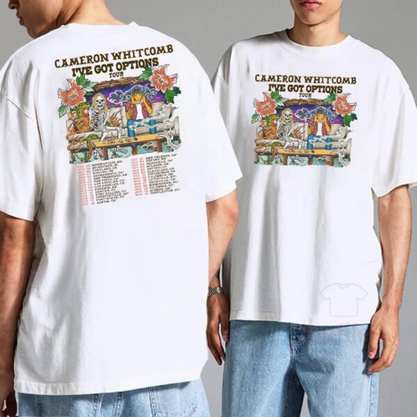 Cameron Whitcomb I've Got Options Tour 2025 T-shirt UcLpMXe