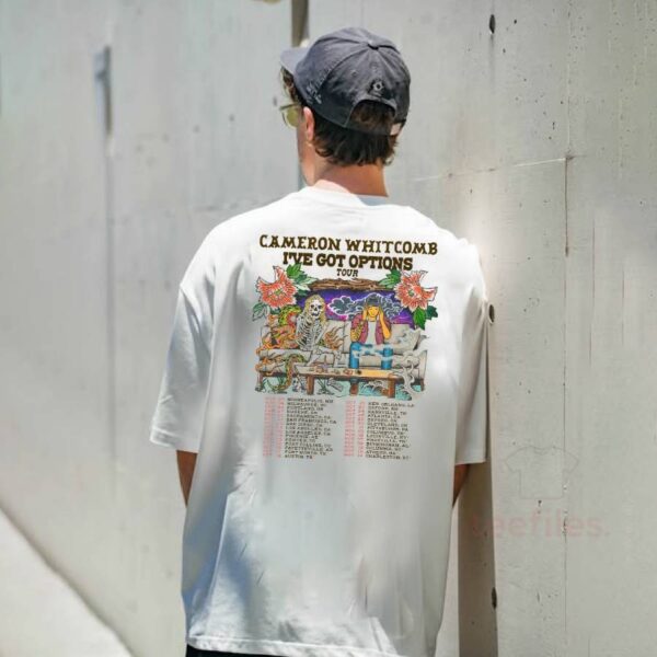 Cameron Whitcomb I've Got Options Tour 2025 T-shirt-b cF7Rp86