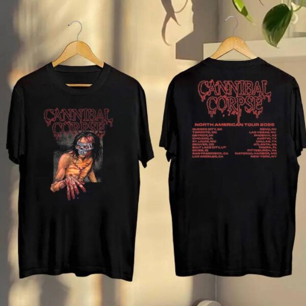 Cannibal Corpse Head Wound 2025 Tour T-shirt wUiGxeR