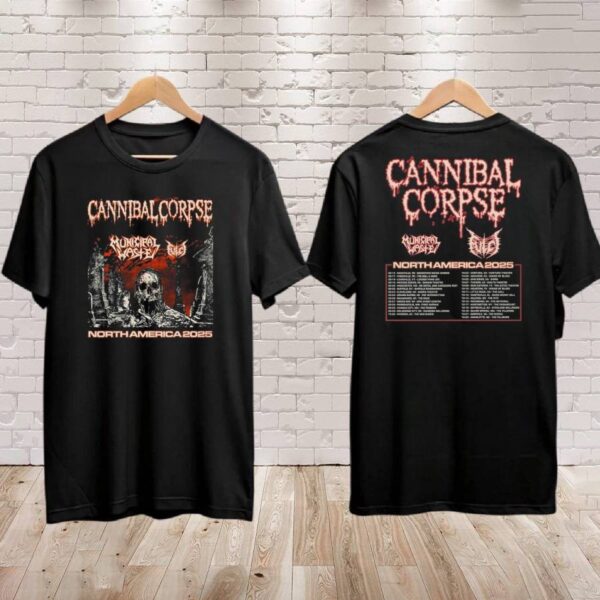 Cannibal Corpse North America 2025 T-shirt CE4D90d