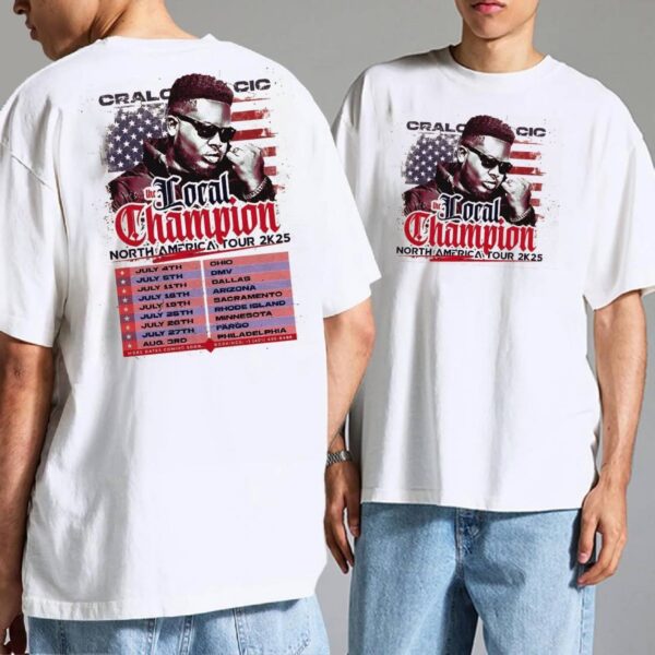 Cralorboi Cic Local Champion North America Tour 2025 T-shirt 9JcUpD8