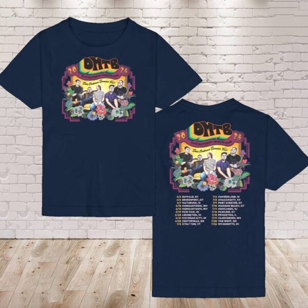 Dave Matthews Tribute Band Sun's Embrace Summer Tour 2025 T-shirt yuK1tjP