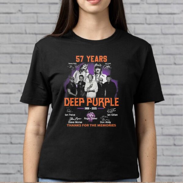 Deep Purple 57 Years 1968-2025 T-shirt ZmvI7Up