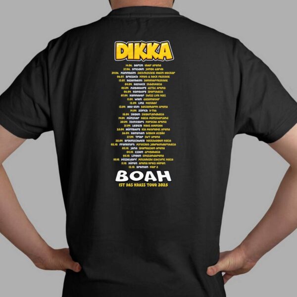 Dikka Boah Ist Das Krass Tour 2025 T-shirt-b JpVkO06