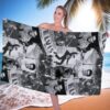 Elvis Presley Black And White Gift For Fan Beach Towel-a kYBgi8G