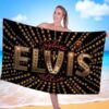Elvis Presley Taking Care Of Business Deluxe Edition Beach Towel ptID9sA