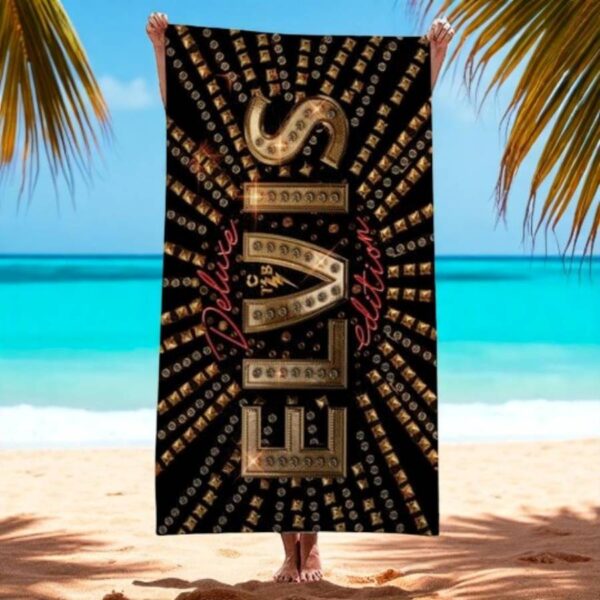 Elvis Presley Taking Care Of Business Deluxe Edition Beach Towel-a aglRhQw