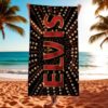 Elvis Presley Taking Care Of Business In A Flash Beach Towel-a kTbQSVZ