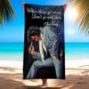 Elvis Presley When Things Go Wrong Don't Go With Them Beach Towel D8gW7v2