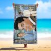 Elvis Presley With Bruce Emmett Art Beach Towel-a Lupd0ZR