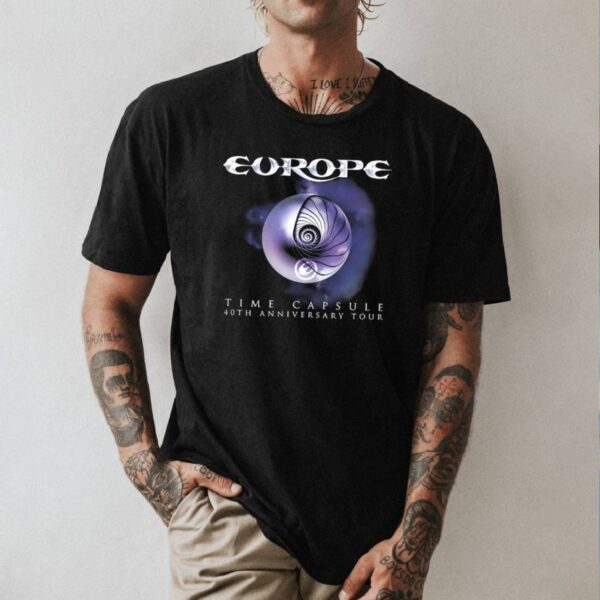 Europe Time Capsule 40th Anniversary Tour 2025 T-shirt-b XGbpv4E