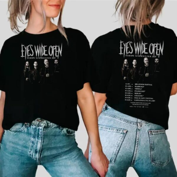 Eyes Wide Open Europe Summer Tour 2025 T-shirt-b g8xzsk6