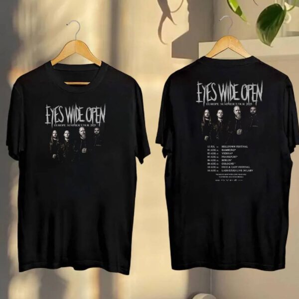 Eyes Wide Open Europe Summer Tour 2025 T-shirt ctAMyV4