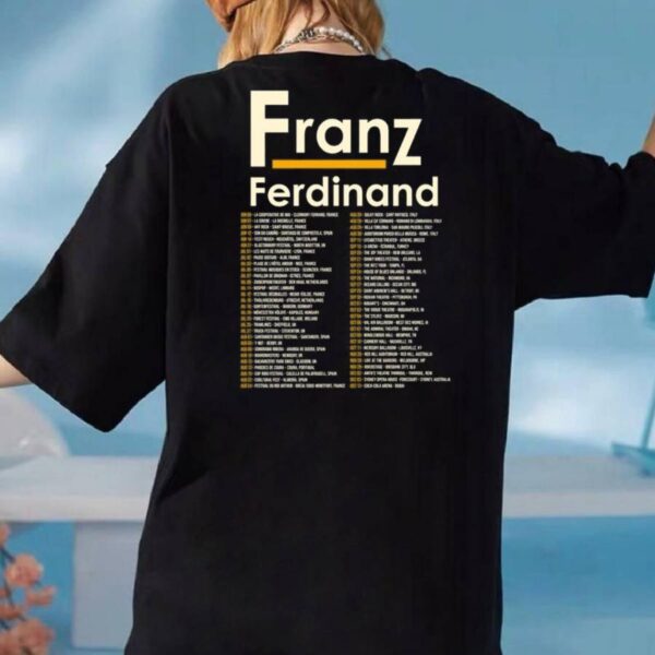 Franz Ferdinand Tour 2025 T-shirt-c MkTB7Nf
